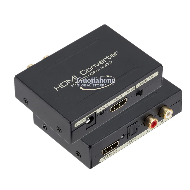 Audio Separator   TO   + AUDIO + SPDIF + R/L Audio Signal Converter Power Supply