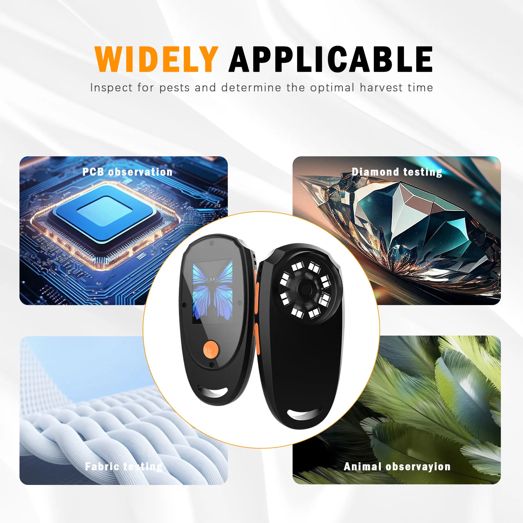 Mini Kids Optical Microscope With Photo And Video Function 500X Observe The Microscopic World Science Children Educational Toys