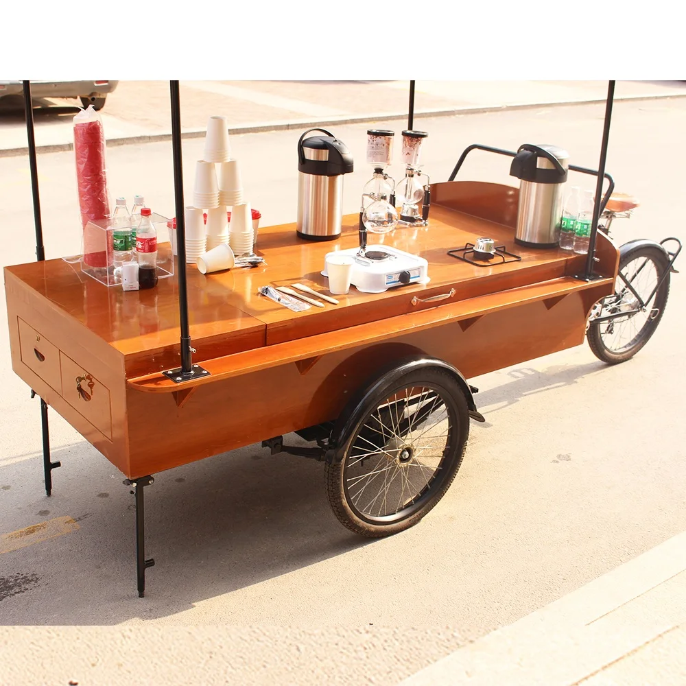 Coffee bicycle, coffee bike, electric tricycle coffee