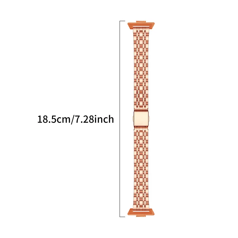 حزام ساعة لهاتف Huawei Fit 3/4/4 Pro ثنائي اللون من الفولاذ المقاوم للصدأ يتضمن أداة إزالة الساعة سوار معدني عالي الجودة