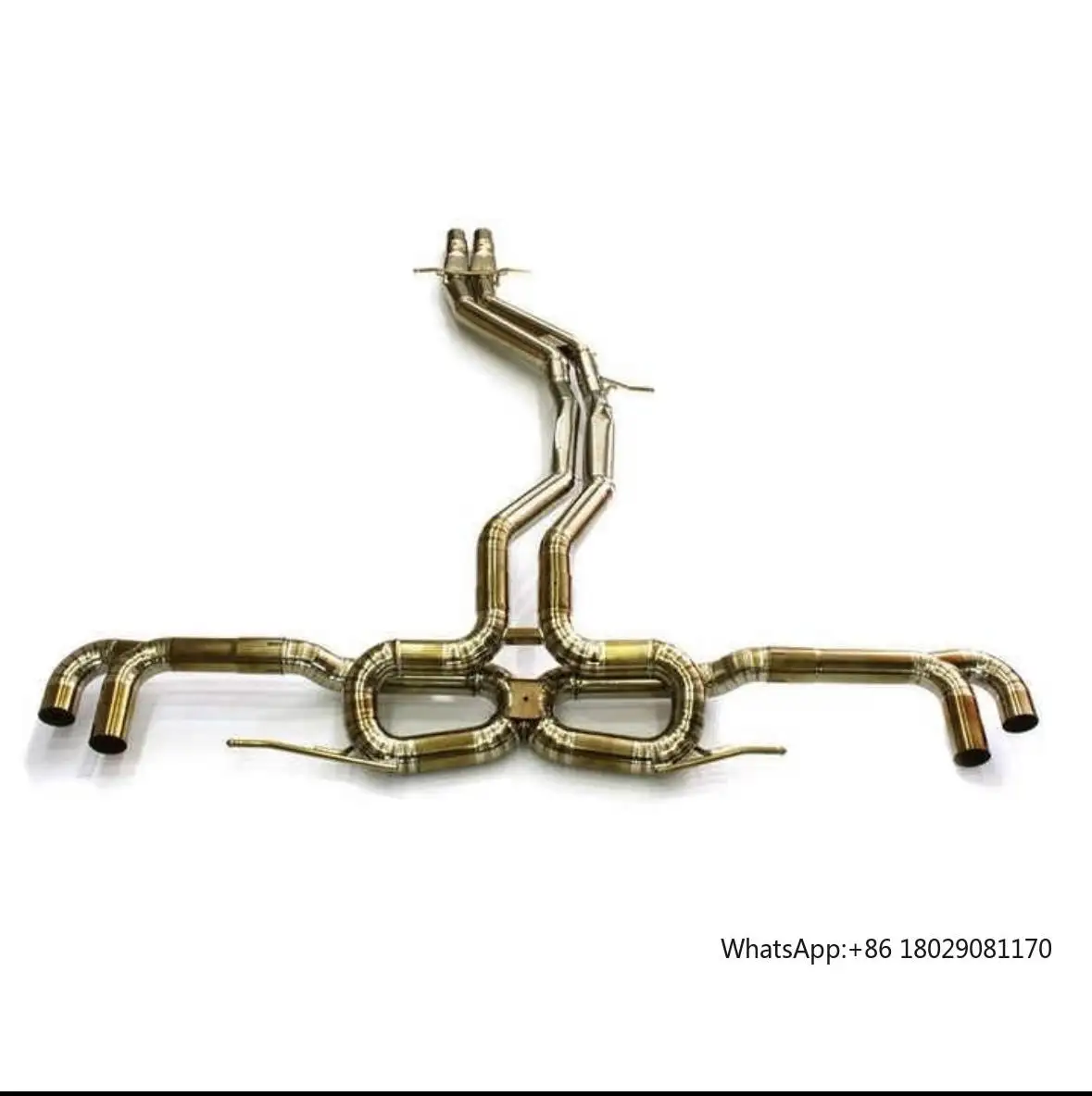 Catback Exhaust For 2023 Porsche Cayenne GTS 4.0T v8 Stainless Steel or Titanium alloy  High Quality with valve control