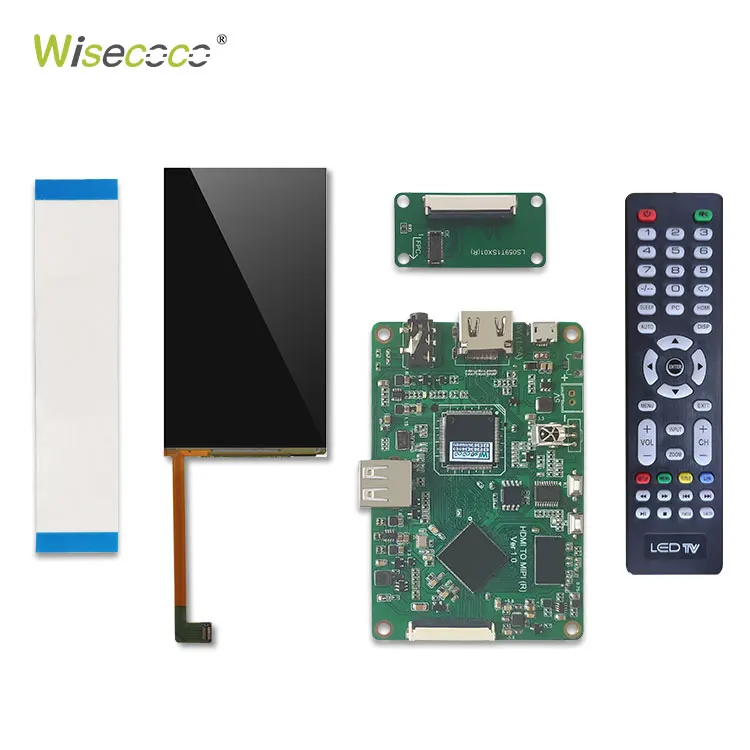 Landscape Mode LCD Screen 5.9 Inch IPS FHD 1920x1080 TFT Display Horizontal Type-C USB C Driver Board Controller For Raspberry P