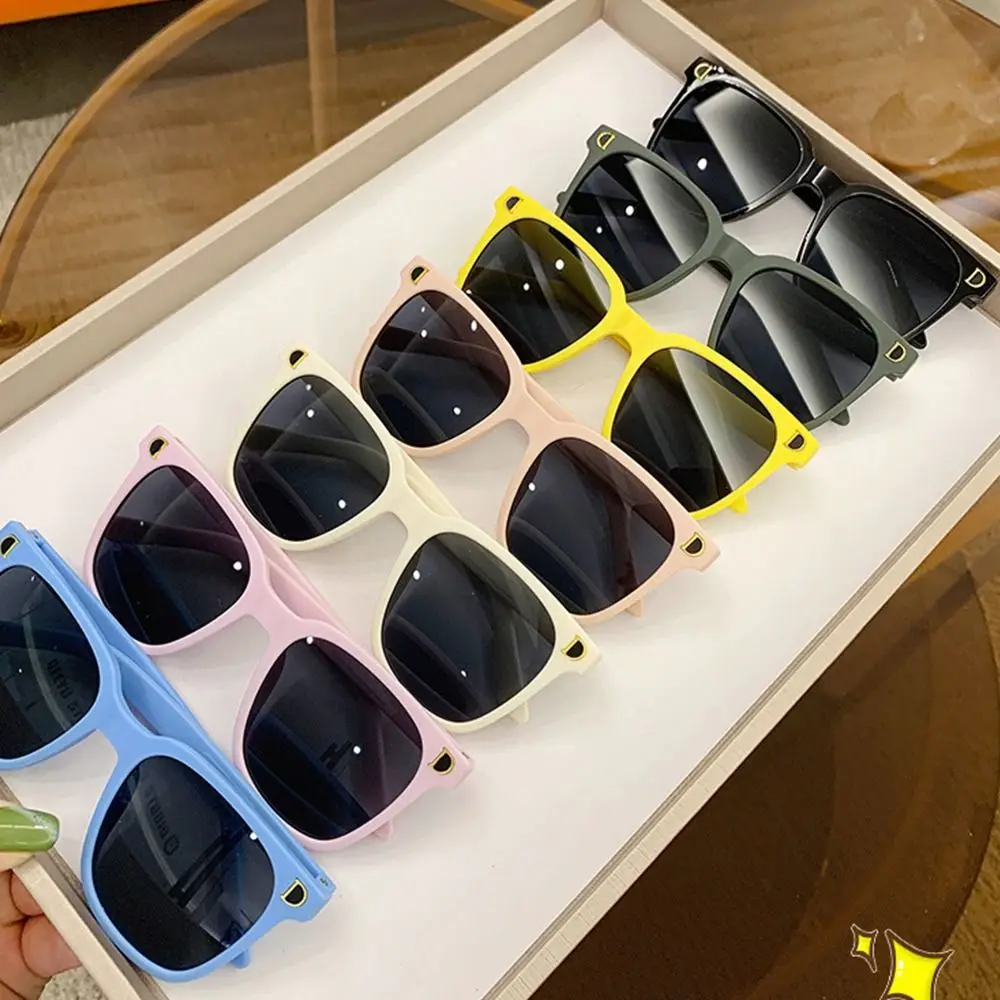 Vintage Outdoor Kids Sunglasses Square Frame UV 400 Travel Goggle Shades for Toddler Boys and Girls