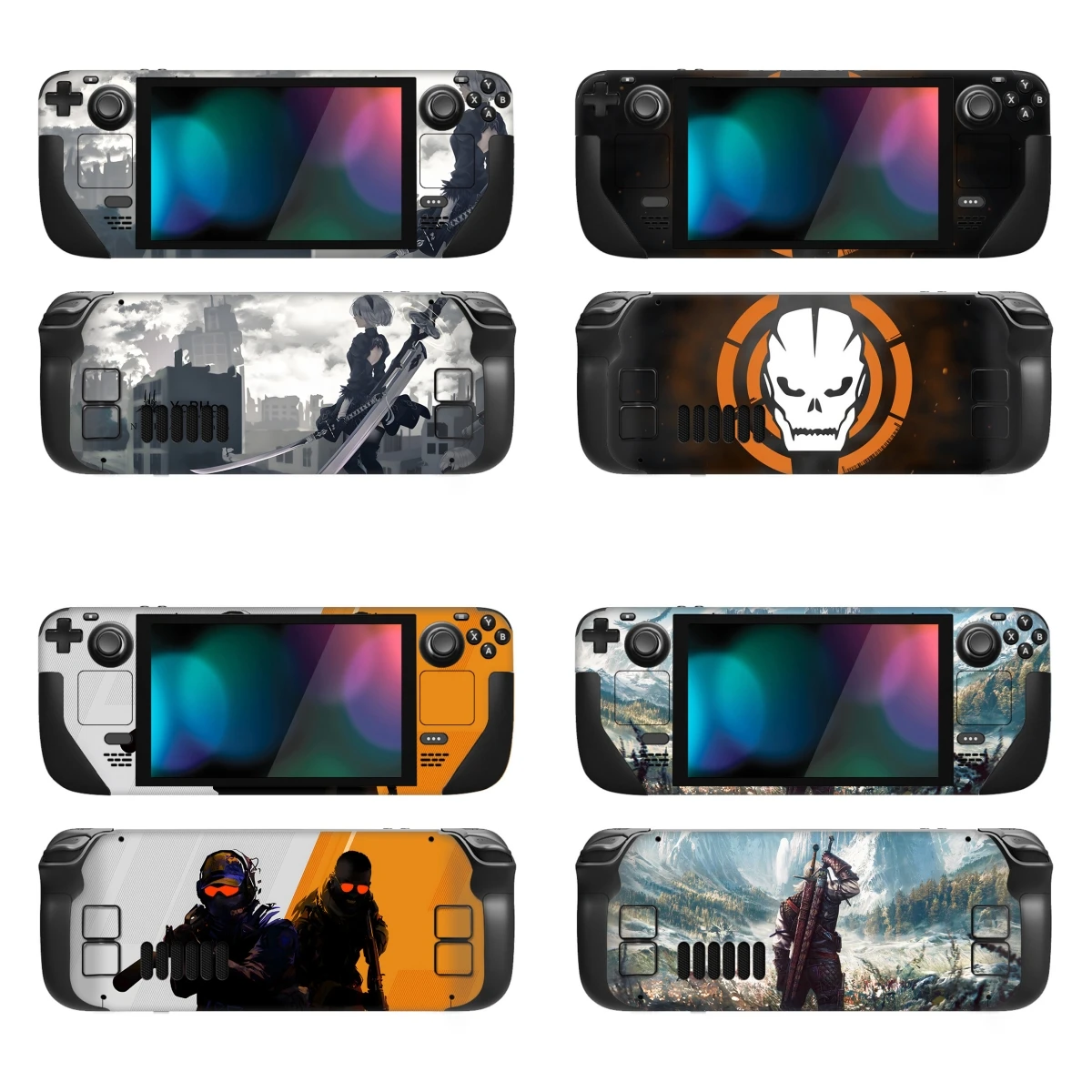 Personalization Skin Sticker Decal Cover for Steam Deck Full Set Protective Skin Vinyl