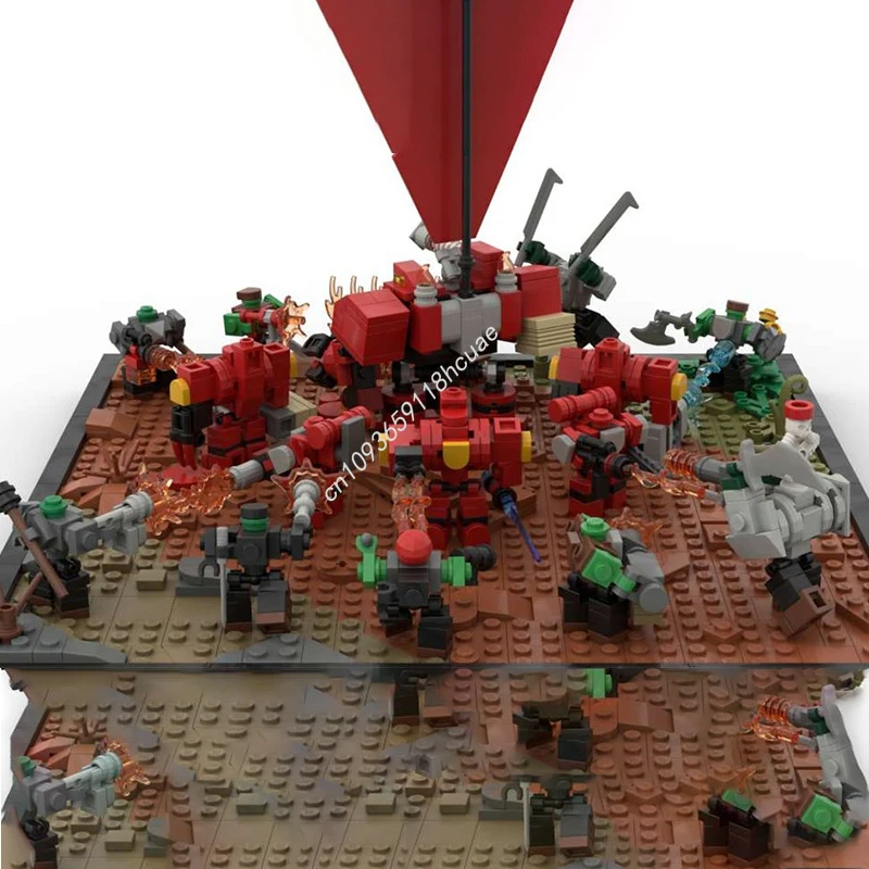 ตัวต่อ MOC 1271 ชิ้น ชุดสร้างโมเดลไดโอรามาจักรวาลไซไฟแบบกอธิค ของเล่นเด็ก ชุดตัวต่อสถาปัตยกรรมแบบโมดูลาร์ ไอเดียของขวัญคริสต์มาส DIY