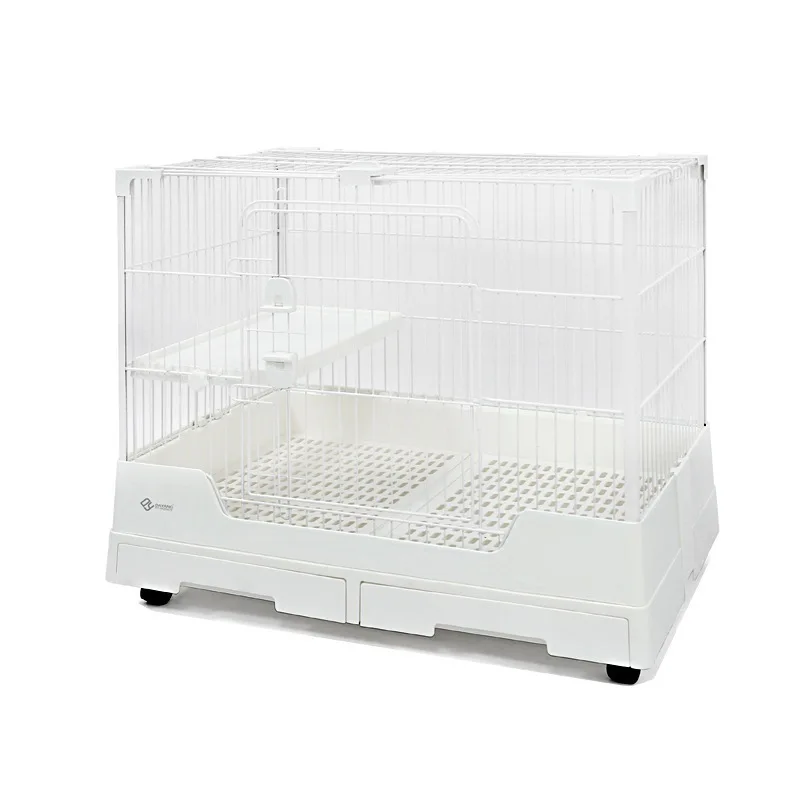 

Rabbit cage double drawer anti-spray urine rabbit cage household extra large rabbit guinea pig automatic manure cleaning cage