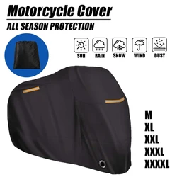 190T Outdoor Motorcycle Cover Thick Waterproof Bicycle Cover for Scooter Motorcycle Case Weather Protection Dustproof Anti UV