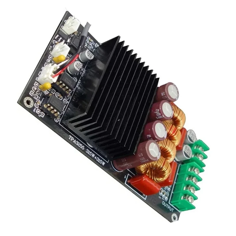 New Upgraded TPA3255 SAMP-100 TPA3255 2X300W 600W Stereo Class D High Power Hifi Amplifier Board Easy Install