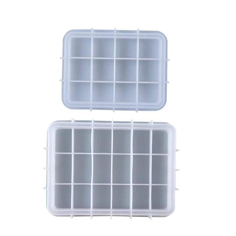 

Rectangular silicone mold made of epoxy resin can be used for fruit jewelry trays water cups kettles storage ornaments