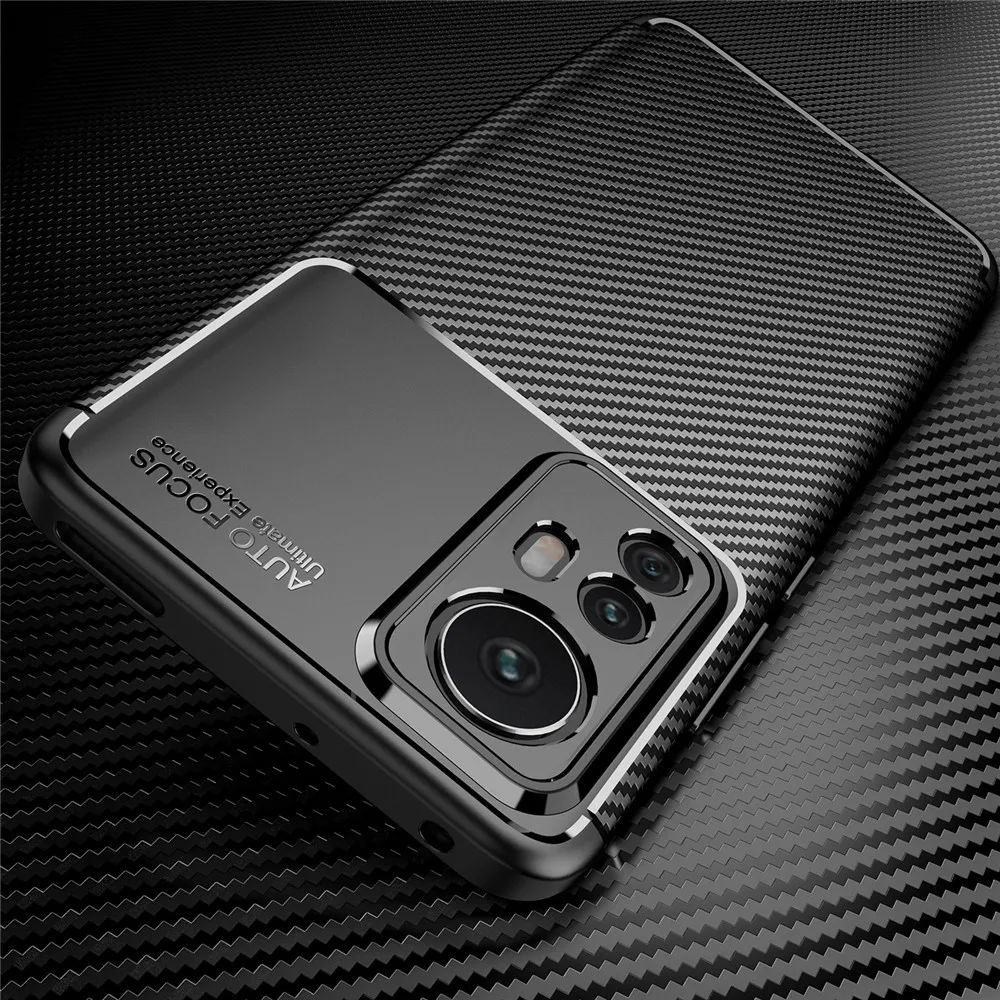 For Xiaomi 12T Pro Case Carbon Fiber Protection Armor Cover Xaomi Xiomi Mi 12T Mi12T 12TPro 12 T 5G Cmaera Shockproof Slim Coque