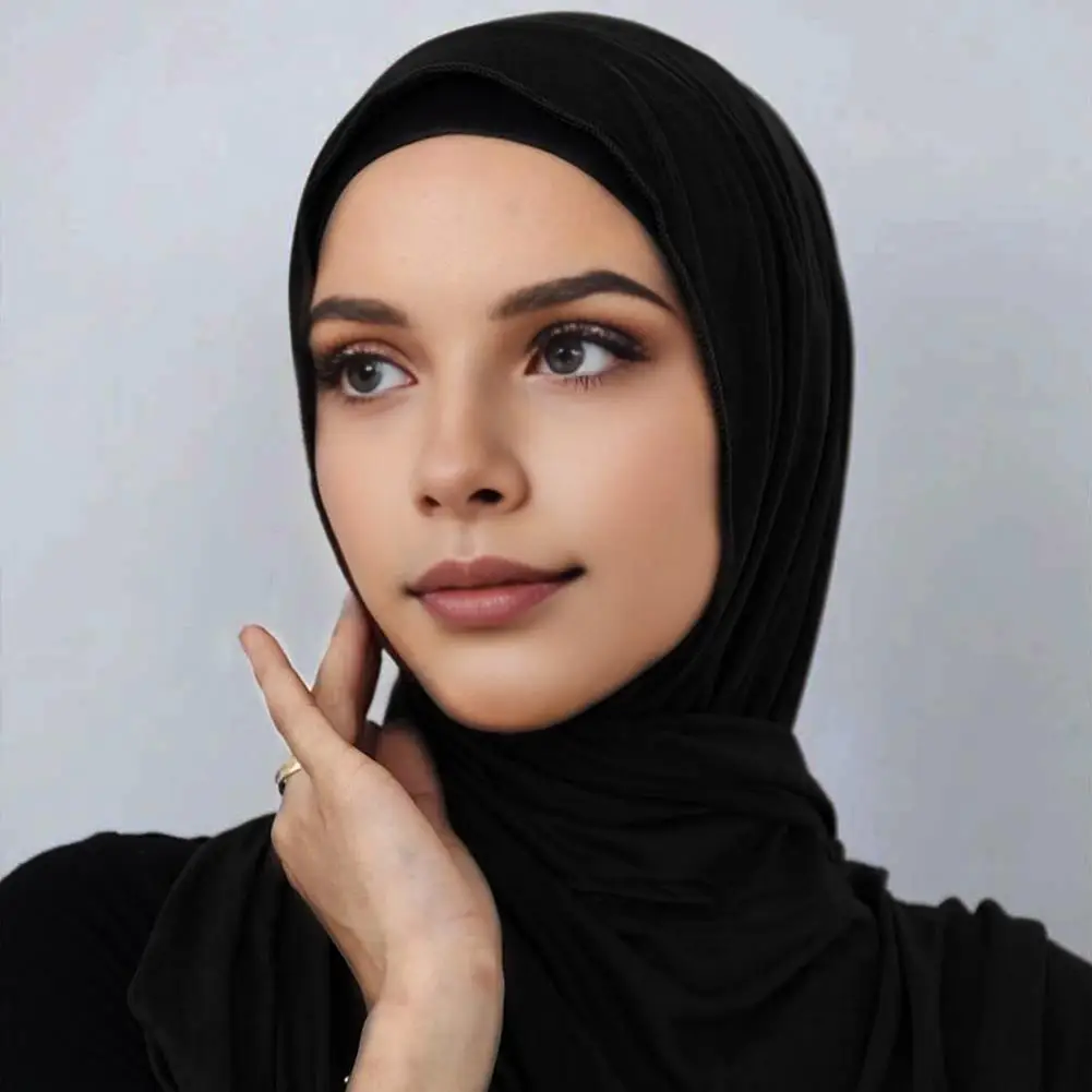 

Versatile Monochrome Headscarf Monochrome Scarf Soft Modal Scarf Collection Versatile Women's Headscarves with Bright for A