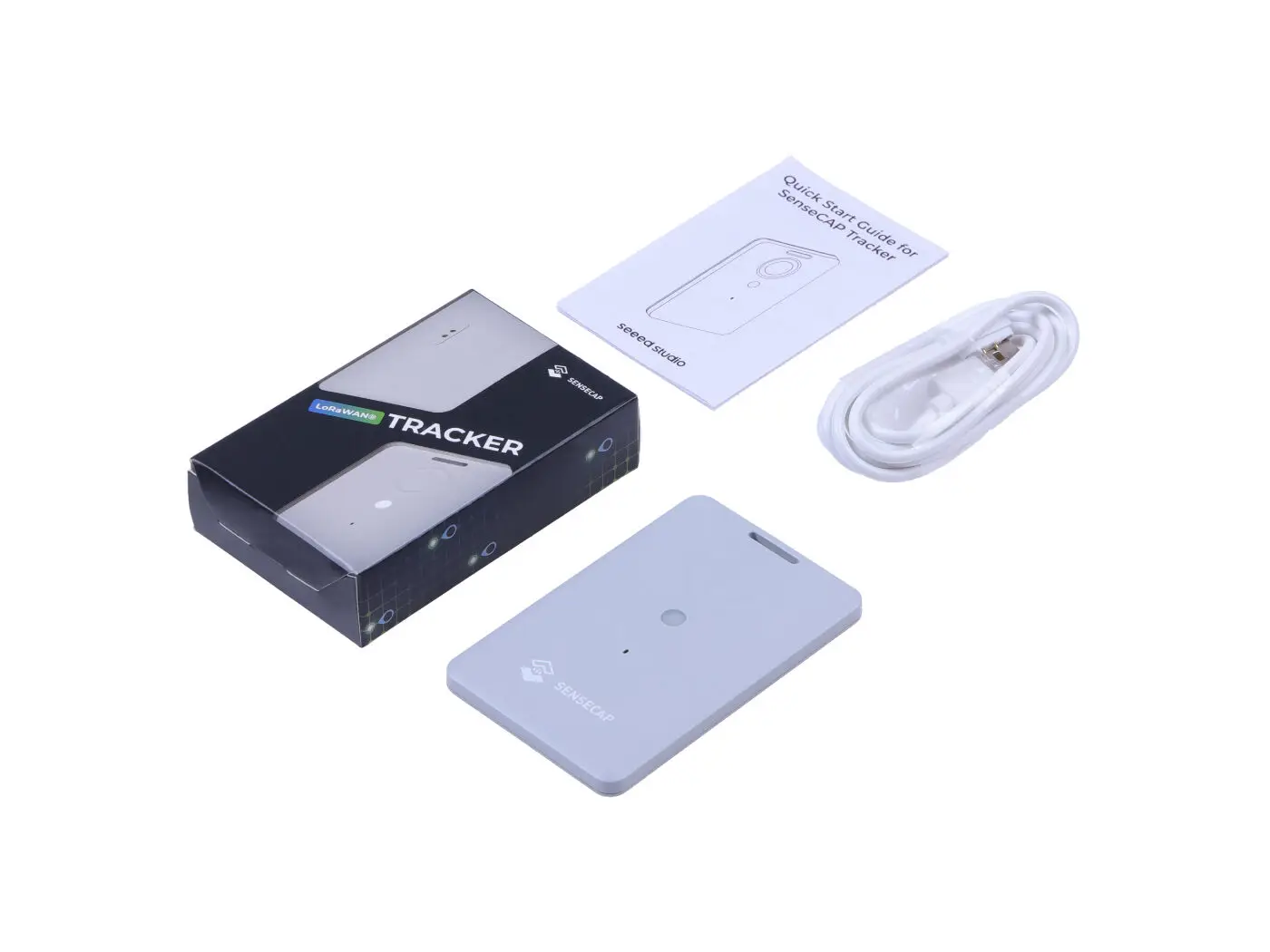Industrial Grade IP65 SenseCAP T1000‑B LoRaWAN Card GPS Tracker Indoor & Outdoor Tracking Positioning, Offline Storage of Data