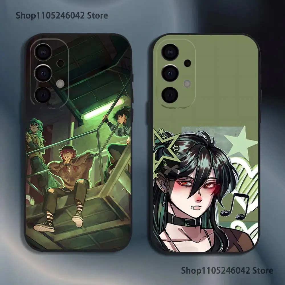 

K-Kids at The B-Back S-Solivan For Samsung S25,S24,S21,S22,S23,S30,Ultra,S20,Plus,Fe,Lite,5G Black Cover Phone Case