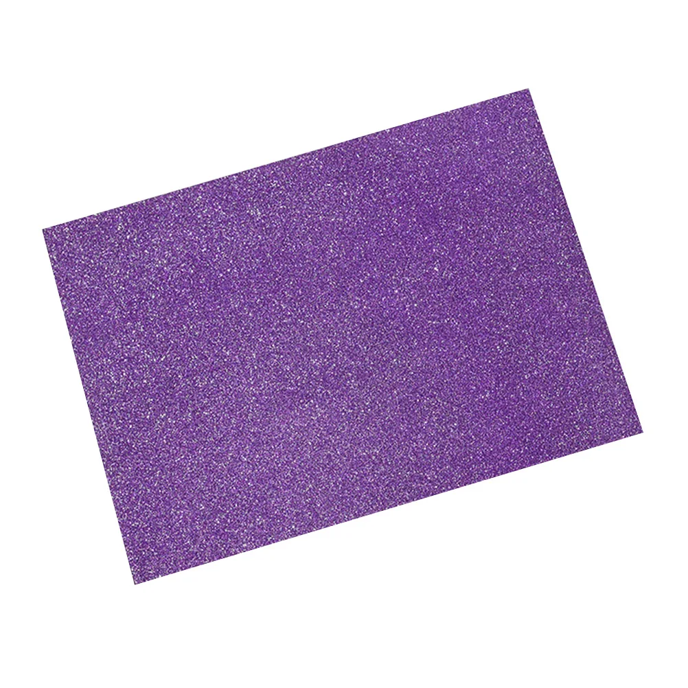 30pcs Glitter Paper A4 Size Smooth Purple Gold Cardstock Heavyweight Sparkling No Residual Ideal Christmas Decorations Gift