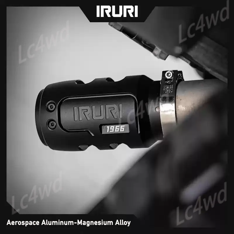 LC4WD 4x4 Accessories IRURI Aluminum Alloy Exhaust Tip Cover Stylish Tailpipe Decor For Ford Bronco 2021-2026 (Exclude Sport)