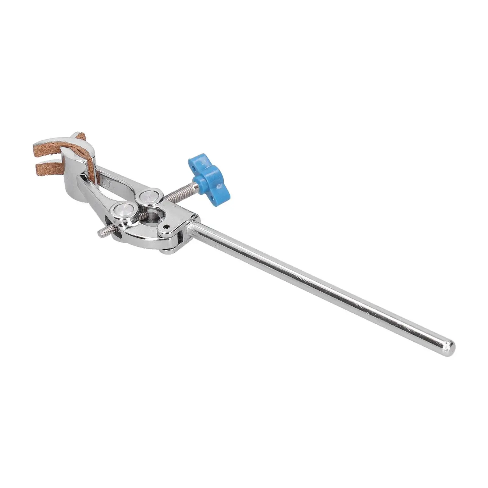 Uchwyt laboratoryjny do zlewki, szerokość zacisku 70 mm, 4-zębny, z podkładką z korku, narzędzie do użytku laboratoryjnego.