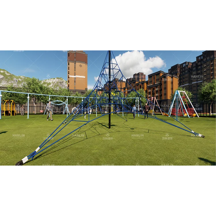 Kids Outdoor Climbing Structure - Large Outdoor Amusement Park Equipment, Kindergarten