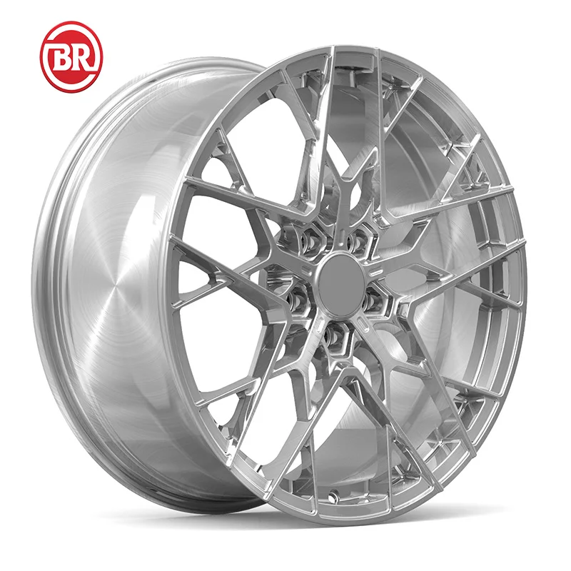

BORUI Brushed Gray Alloy Wheels 19 20 21 22 24 26 Inches 5x11.35x112 5x130 For Mercedes- E92 M3 M4 M5 M2 Car Rims