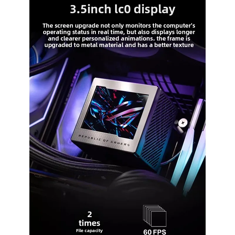 

3rd generation 360ARGB desktop computer cpu water-cooled radiator fan