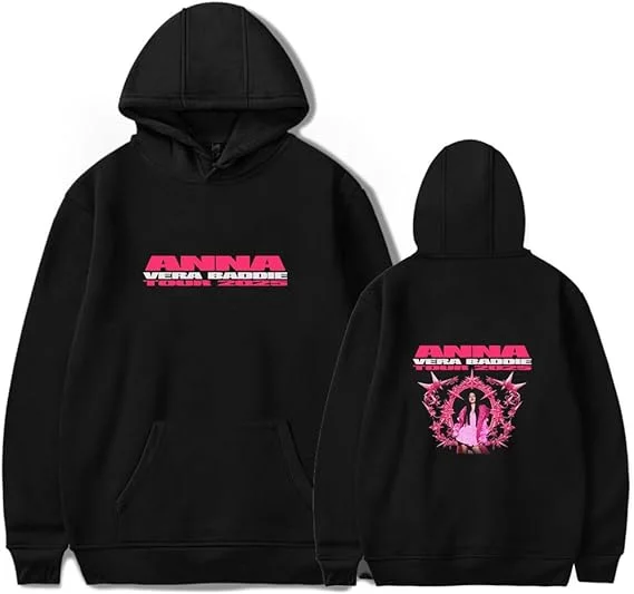 Merch Anna Pepe Vera Baddie Tour 2025 Unisex Manga Larga Casual Gráfico Con Capucha