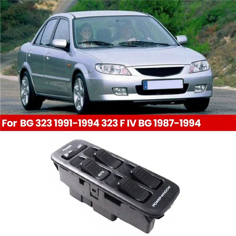 

WF-3746010 Автомобильный переключатель окна со стороны водителя для Mazda BG 323 1991-1994 323 F IV BG 1987-1994 с левым рулем