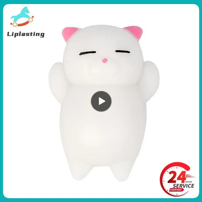 Funny Cute Anti-stress Toys Squeeze Toys Cartoon Cat Animals Stress Relief Toy Gifts Gag Novelty Toys For Children Squishy Toys