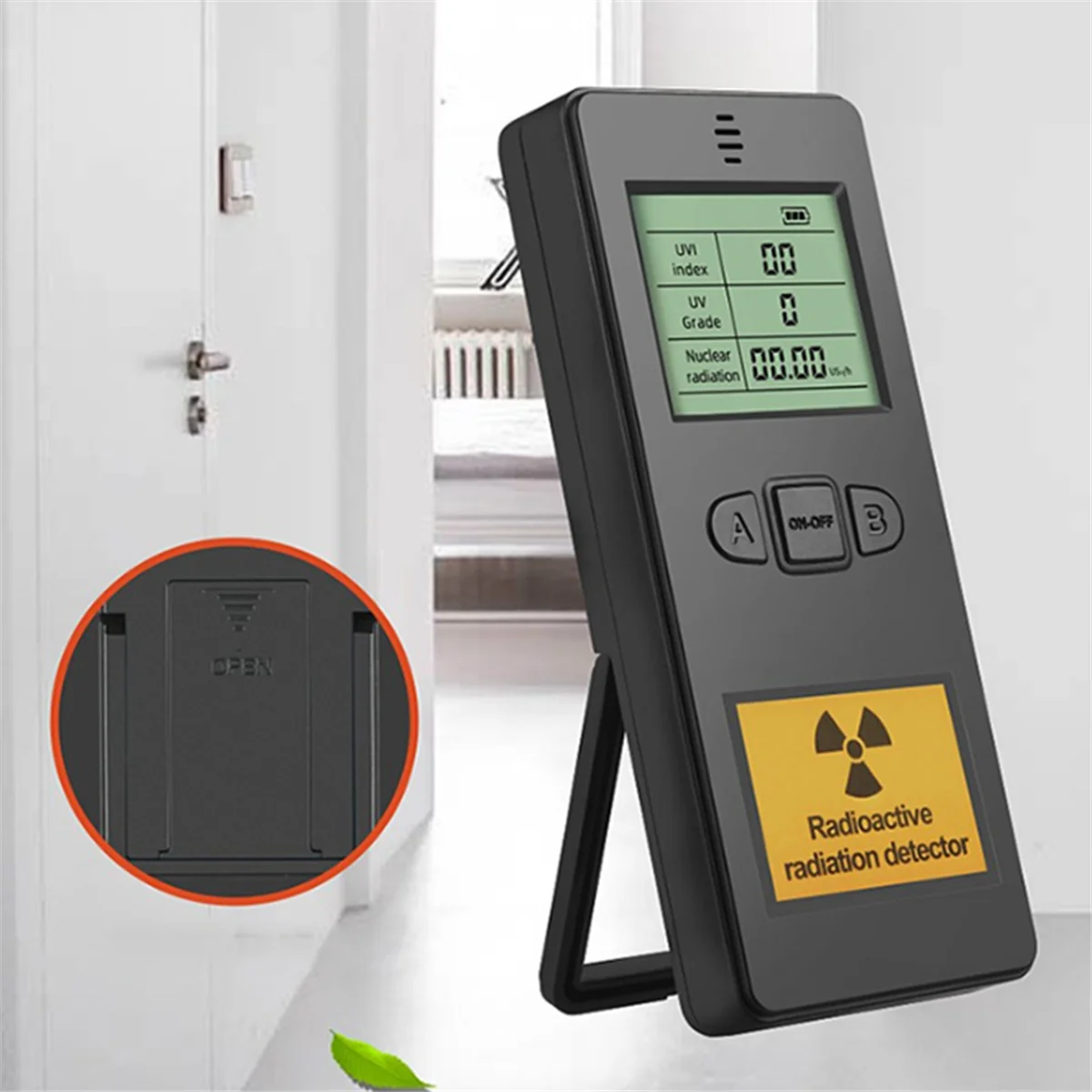 

A04I KF910 Portable Nuclear Radiation Detector UV Grade Tester Laboratory Multi-Function Radioactive Radiation Dosimeter