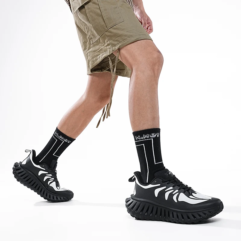 أحذية الجري الرياضية للرجال كاجوال ماراثون قابلة للتنفس خفيفة الوزن للنساء أحذية رياضية مريحة للمشي غير قابلة للانزلاق #4