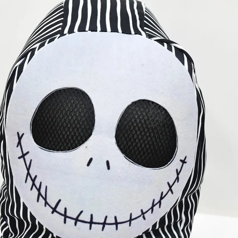 Costume da scheletro di Halloween Cosplay J-jackING per bambini Ragazzi Ragazze Divertente horror Spaventoso Festa di compleanno Costume di Natale Copricapo