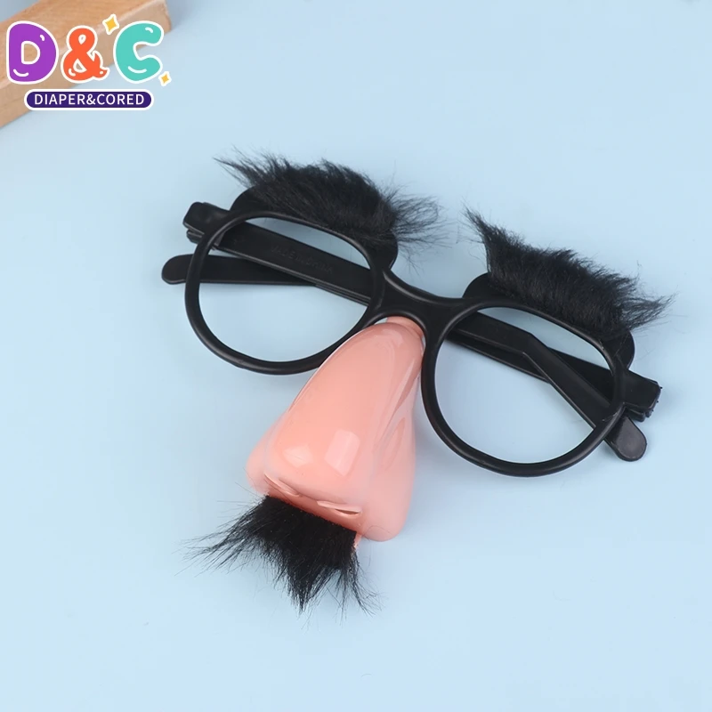 Halloween Disguise Glasses Creative Nose And Mustache Glasses Funny Adult/Children Big Nose Tricky Props Festival Party Supplies