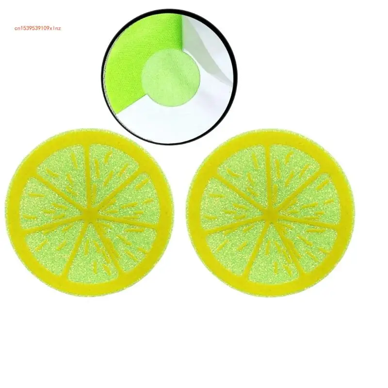 

1Pair Disposable Self-Adhesive Pasties Nipple Cover Sexy Lemon Breast for Festivals,Raves,Lingerie Gifts