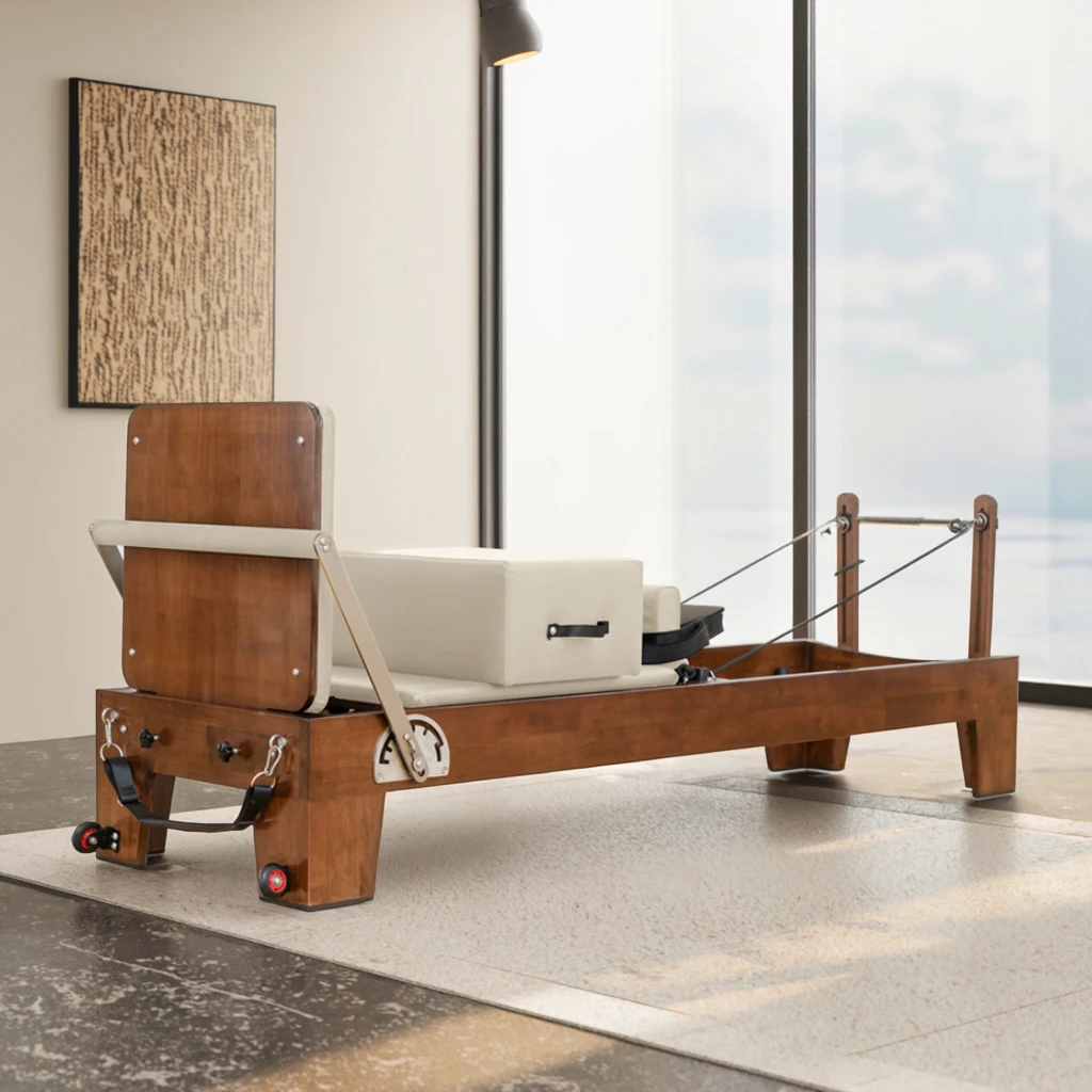 

High Grade Durable Pilates Reformer Walnut CORE BED Reformer for Home Gym Use/ Pilates Studio Factory Direct Hot Sale