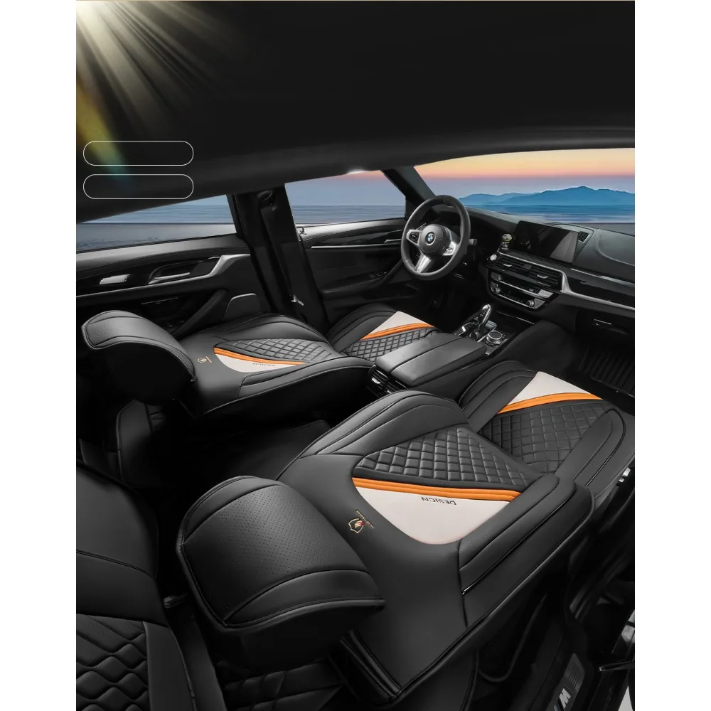 الجلود الاصطناعية غطاء مقعد السيارة العالمي لمازدا 3 CX-5 2 5 6 CX-3 CX-4 CX-7 CX-9 RX-8 CX-30 CX-50 اكسسوارات السيارات