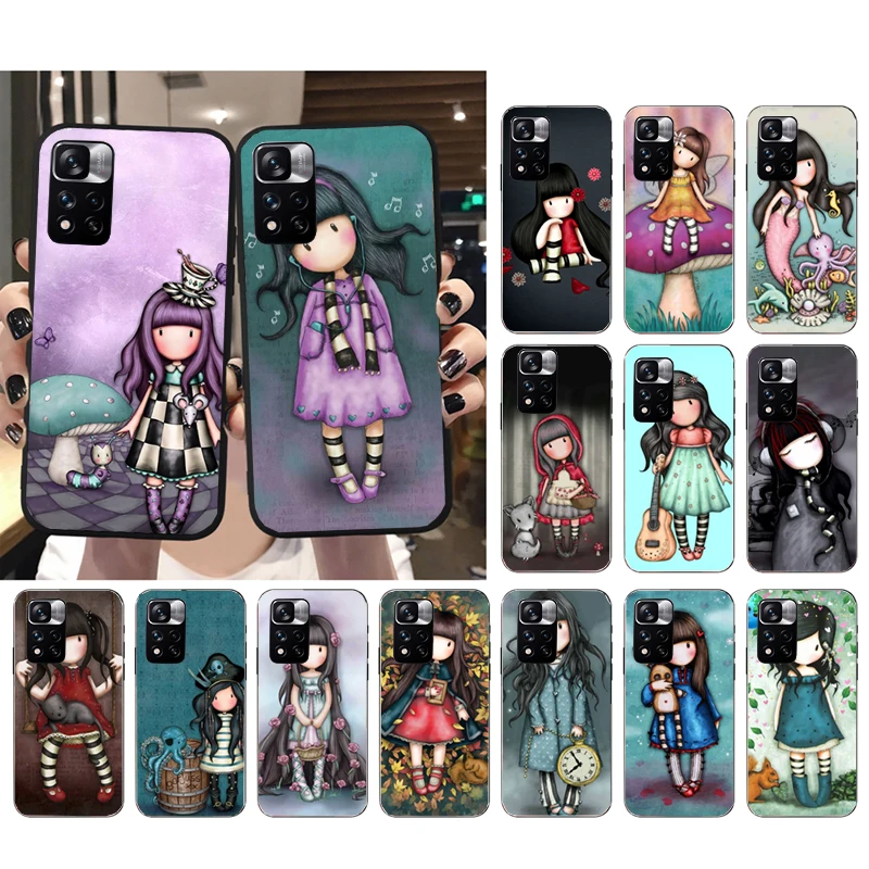 Cute Cartoon Girl Kid santoro_gorjuss Phone Case for Xiaomi Redmi note 13 12S 12 Pro 11S 11 10 Pro 10S 12S Redmi 10 10C 9C 13C