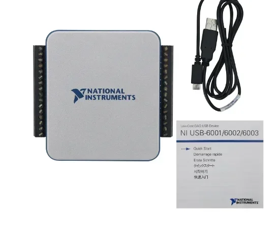 NI USB-6002 USB Multifunction DAQ Data Acquisition Card 8AI 16-bit 2AO Digital I/O Labview NI USB-6002