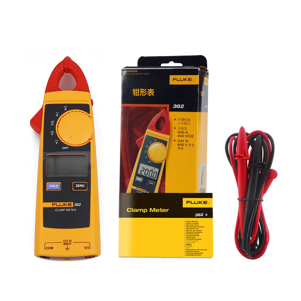 Fluke 362 Digital Clamp Meter AC/DC High Precision Multi-Function Universal Ammeter Clamp Meter