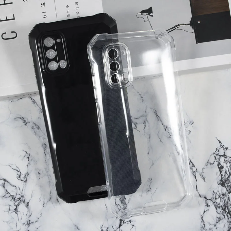 Phone Cases For Blackview BV7100 bv 7100 Ultra Thin Glossy TPU Soft Silicone Transparent Shell Anti-Fall Protective Case Cover