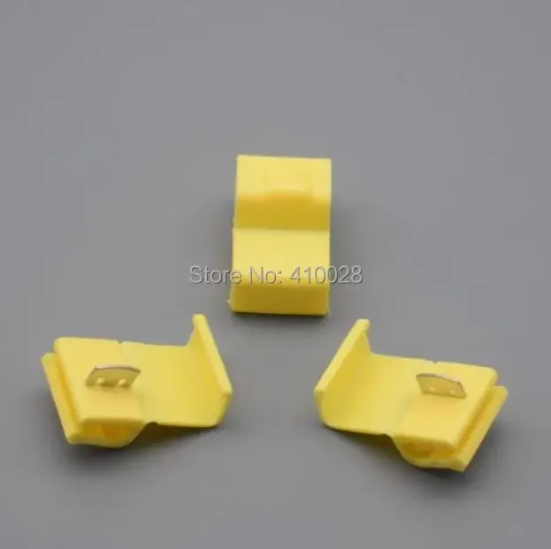 shhworldsea 500pcs YELLOW Scotch Lock Quick Splice 12-10 AWG Wire Connector