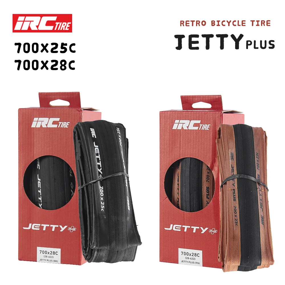 IRC JETTY PLUS Road Bicycle Tire 700C Folding KEVLAR 700x23C 700X25C 700X28C 622 60TPI  Bike Cycling Tyre