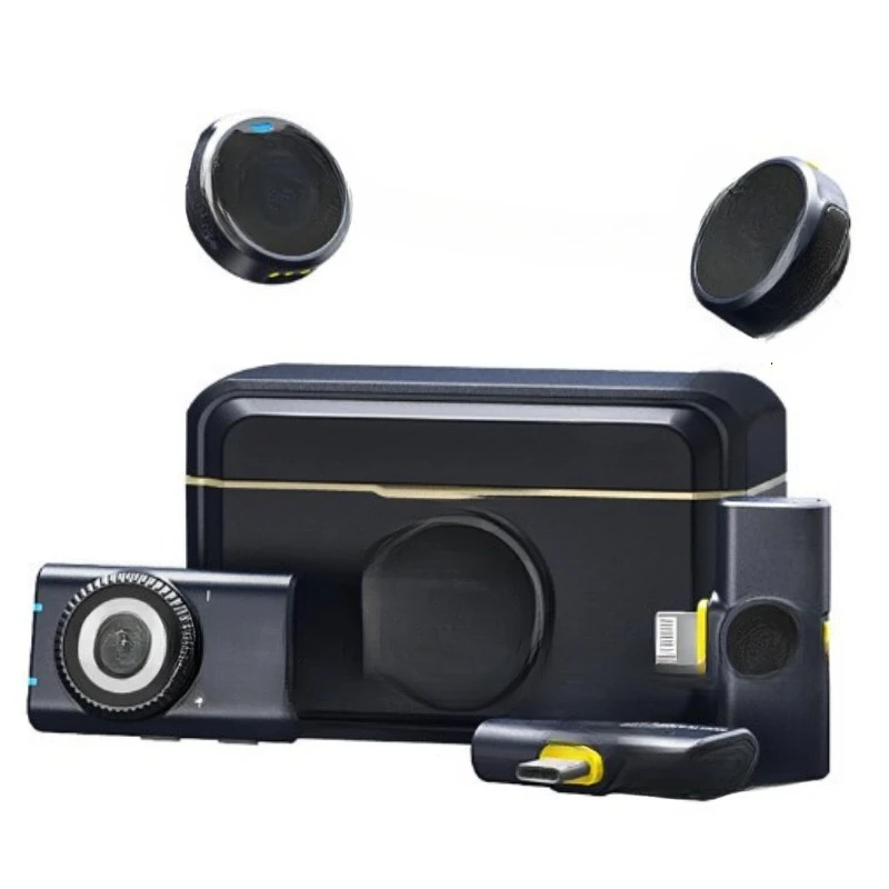 

M2 Combo wireless microphone collar clip radio microphone recording mobile phone camera noise reduction