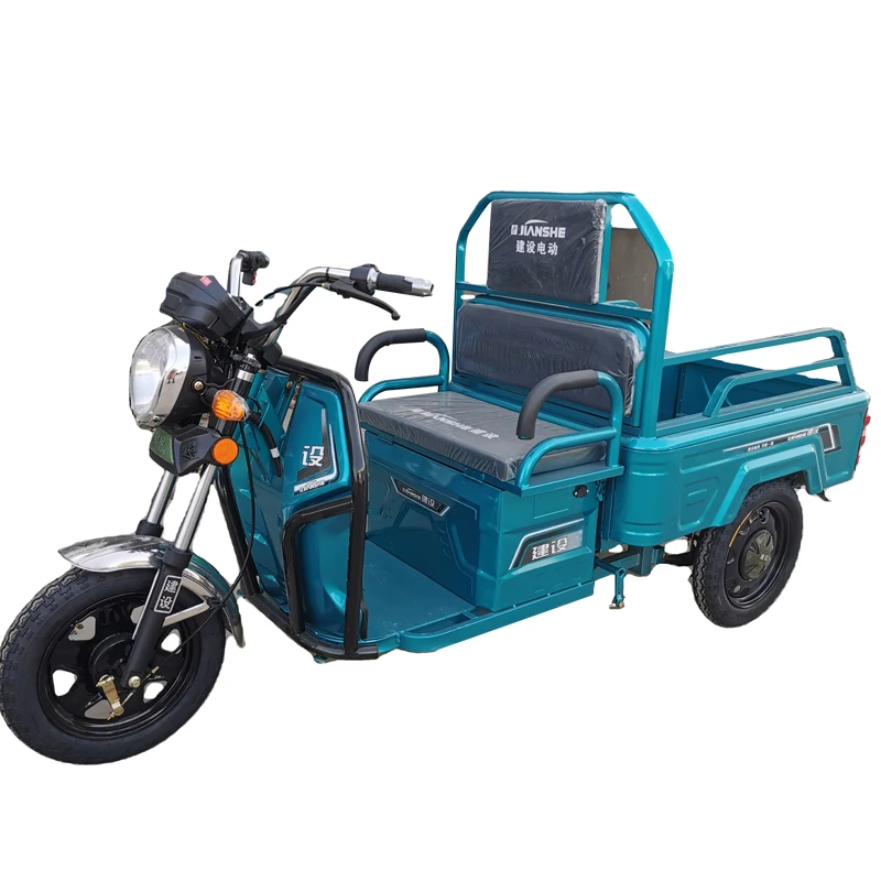 China electric fat tire  tricycles with passenger seat folding electric pedal assisted tricycle for sale custom