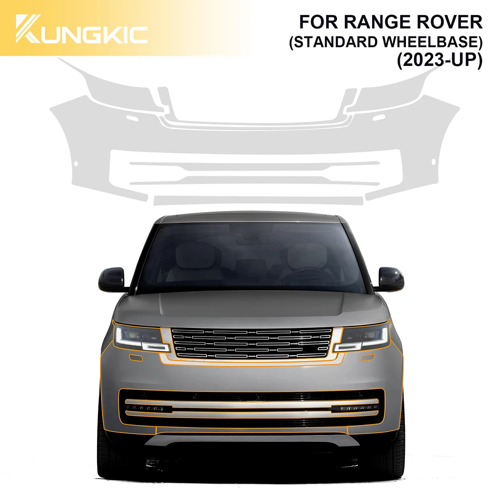 Tpu Transparent Protective Film for Range Rover Standard Wheelbase 2023-UP Car Exterior PPF Paint Protection Transpare Stickers