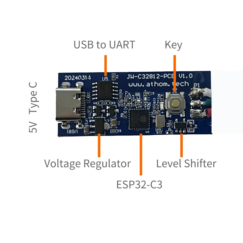 WLED  Slim Addressable LED strip controller