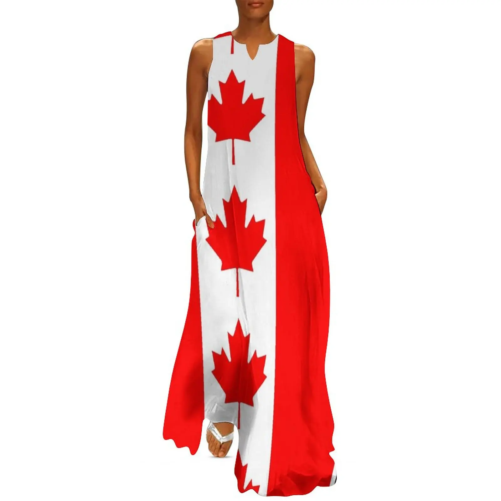 

Canada Canadian Flag Long Dress long dress women Long dress woman sexy for women