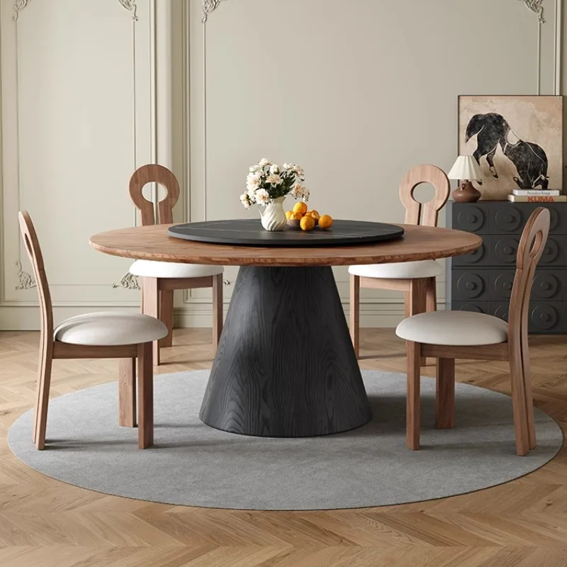 

Oilproof Unique Event Table Designer European Kitchen Round Dining Table Restaurant Modern Mesa Comedor Luxury Furniture