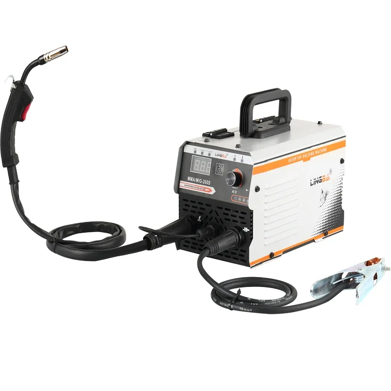 mig welder machine 1phase 220v inverter weldig  MIG-160A  without gas  welding for farms mma