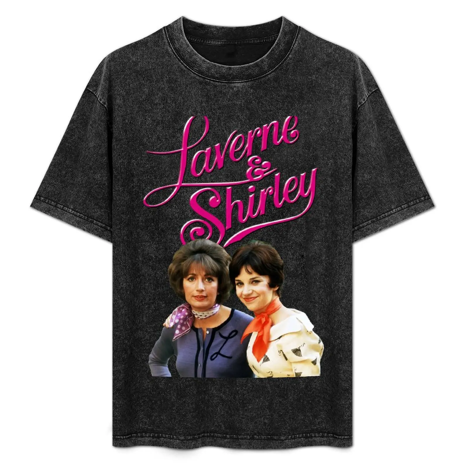 

Our Way Throwback Laverne and Shirley tribute T-Shirt Casual Graphic Print Tee