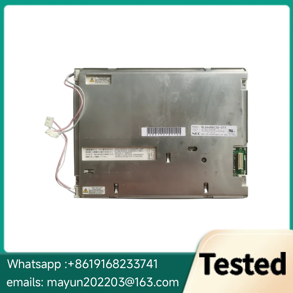 

Оригинальный промышленный ЖК-дисплей с диагональю 8,4 дюйма NL6448BC26-01F, панель 640x480