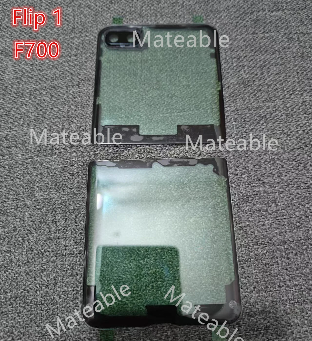 F741 F731 F721 Housing For Samsung Galaxy Z Flip 6 5 4 3 5G Transparent Battery Back Cover Repair Door Rear Case + Camera Lens