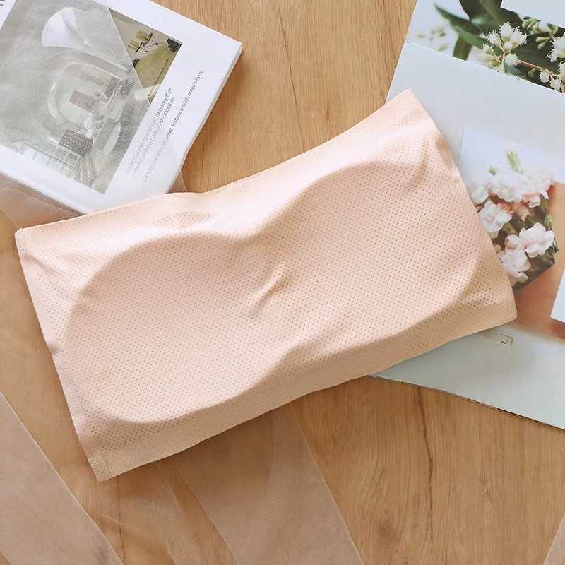 3-Piece Seamless Bandeau Girls Stretch Strapless Bras Ice Silk Tweens Underwear For Adolescent Girl Chest Wraps Crop Tops
